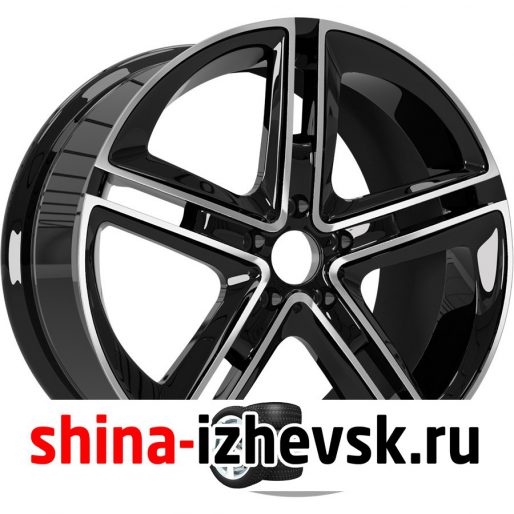 Колесный диск Replay LR74 8xR19 5×108 ET45 DIA63.3 черный полностью полированный в Ижевске